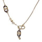 【中古】エルメス HERMES シュルメールPM 100002FD ネックレス メタル バッファローホーン ゴールド  ゴールド金具 レディース【Aランク】