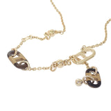 【中古】エルメス HERMES シュルメールPM 100002FD ネックレス メタル バッファローホーン ゴールド  ゴールド金具 レディース【Aランク】