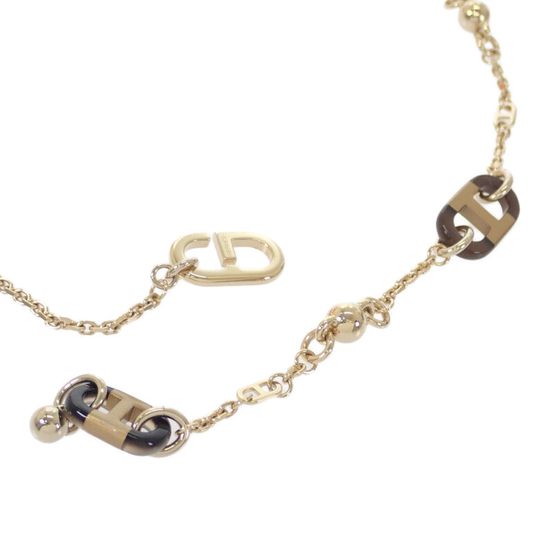 【中古】エルメス HERMES シュルメールPM 100002FD ネックレス メタル バッファローホーン ゴールド  ゴールド金具 レディース【Aランク】