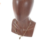 【中古】エルメス HERMES シュルメールPM 100002FD ネックレス メタル バッファローホーン ゴールド  ゴールド金具 レディース【Aランク】