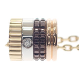 ブシュロン Boucheron キャトルクラシック JPN00547 ネックレス K18ゴールド ブラウン ダイヤモンド レディース【中古】【Aランク】