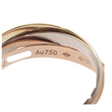 カルティエ CARTIER トリニティリングSM 12号 52 B4235152 リング K18ゴールド イエローゴールド ホワイトゴールド ピンクゴールド レディース【中古】【Aランク】