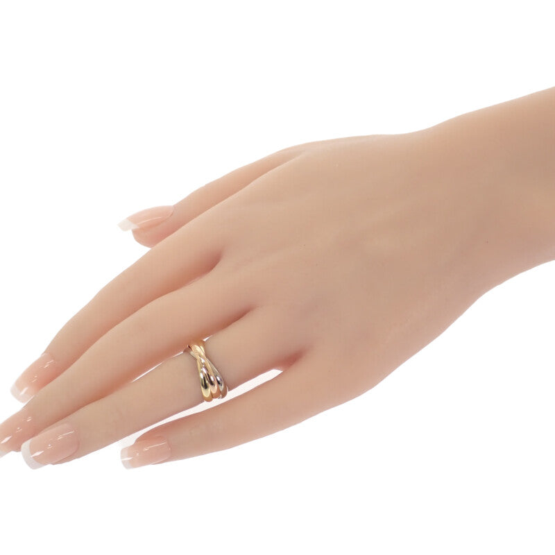 カルティエ CARTIER トリニティリングSM 12号 52 B4235152 リング K18ゴールド イエローゴールド ホワイトゴールド ピンクゴールド レディース【中古】【Aランク】