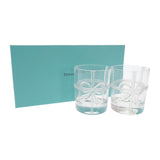 ティファニー TIFFANY&Co. ペアセット リボン 6036_7248 グラス クリア レディース【中古】【Sランク】