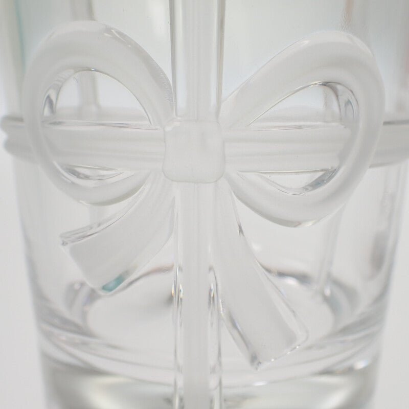 ティファニー TIFFANY&Co. ペアセット リボン 6036_7248 グラス クリア レディース【中古】【Sランク】