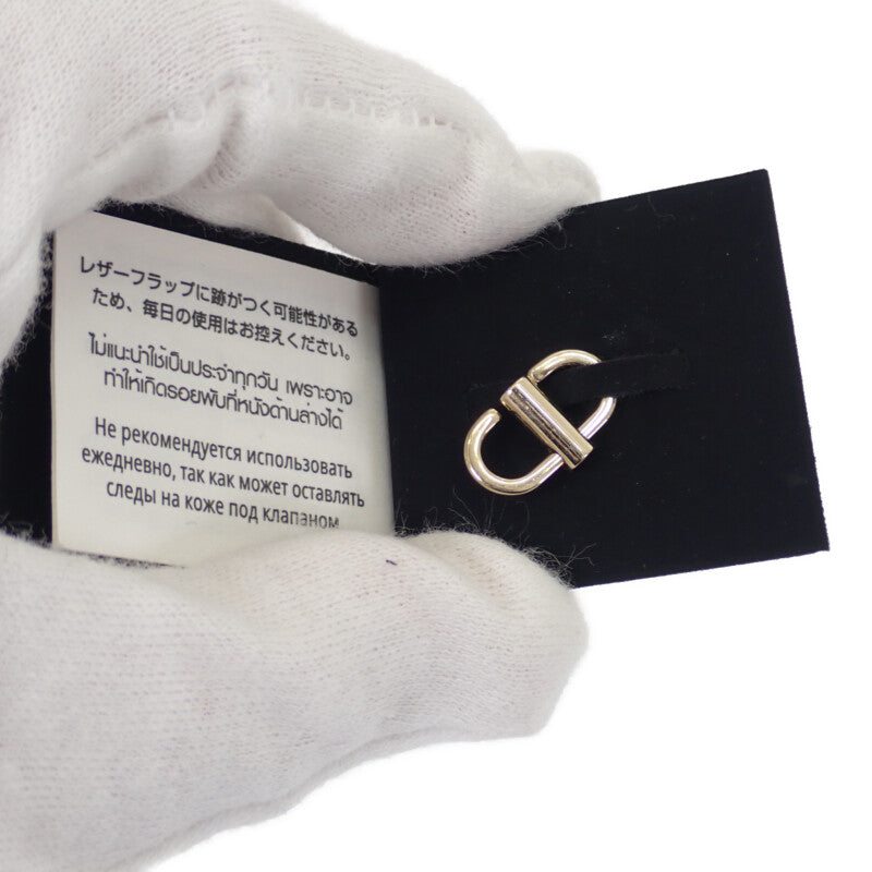 シャネル CHANEL クラシックチェーンウォレット AP0250 長財布 デニム ネイビー ゴールド金具 レディース【中古】【Aランク】