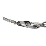 【中古】ルイヴィトン LOUIS VUITTON ペンダント・モノグラム・ロウ M02254 ネックレス メタル シルバー レディース【Aランク】