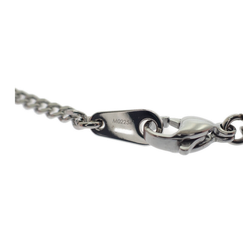 【中古】ルイヴィトン LOUIS VUITTON ペンダント・モノグラム・ロウ M02254 ネックレス メタル シルバー レディース【Aランク】