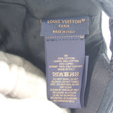 ルイヴィトン LOUIS VUITTON アエログラム 58 M77124 キャップ コットン ブラック メンズ レディース【中古】【Aランク】