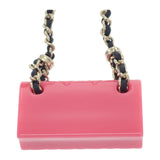 シャネル CHANEL マトラッセチェーンバッグ ABA121 バッグチャーム レジン ピンク レディース【中古】【Aランク】