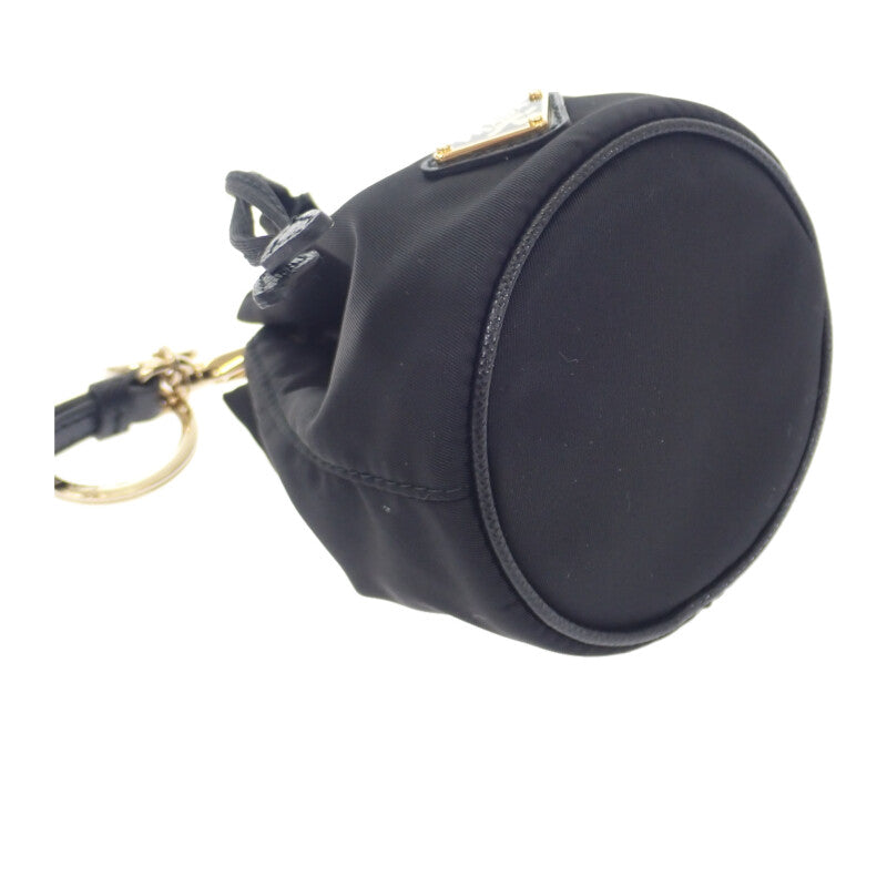 プラダ PRADA ミニアイコン 1TT202_2DMK_F0632 バッグチャーム ナイロン ブラック レディース【中古】【SAランク】