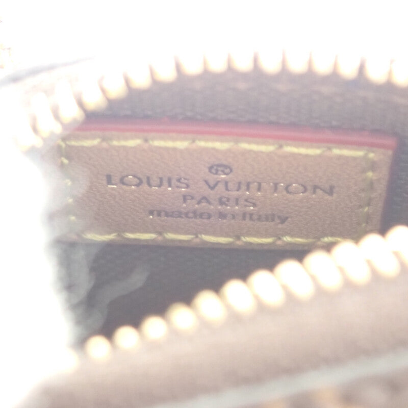 【中古】ルイヴィトン LOUIS VUITTON ビジューサック・マイクロ M00544 バッグチャーム モノグラムキャンバス ブラウン レディース【Aランク】