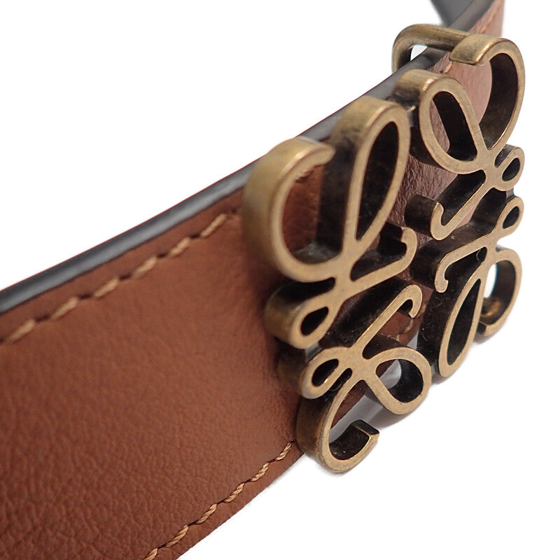 正規品　美品　LOEWE リバーシブルベルト ブラウン ブラック　ギャランティ有 正規品 美品 LOEWE リバーシブルベルト ブラウン ブラック