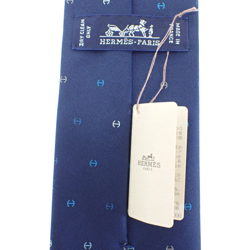 エルメス HERMES シルクツイルタイ Hトノー H006342T ネクタイ シルク