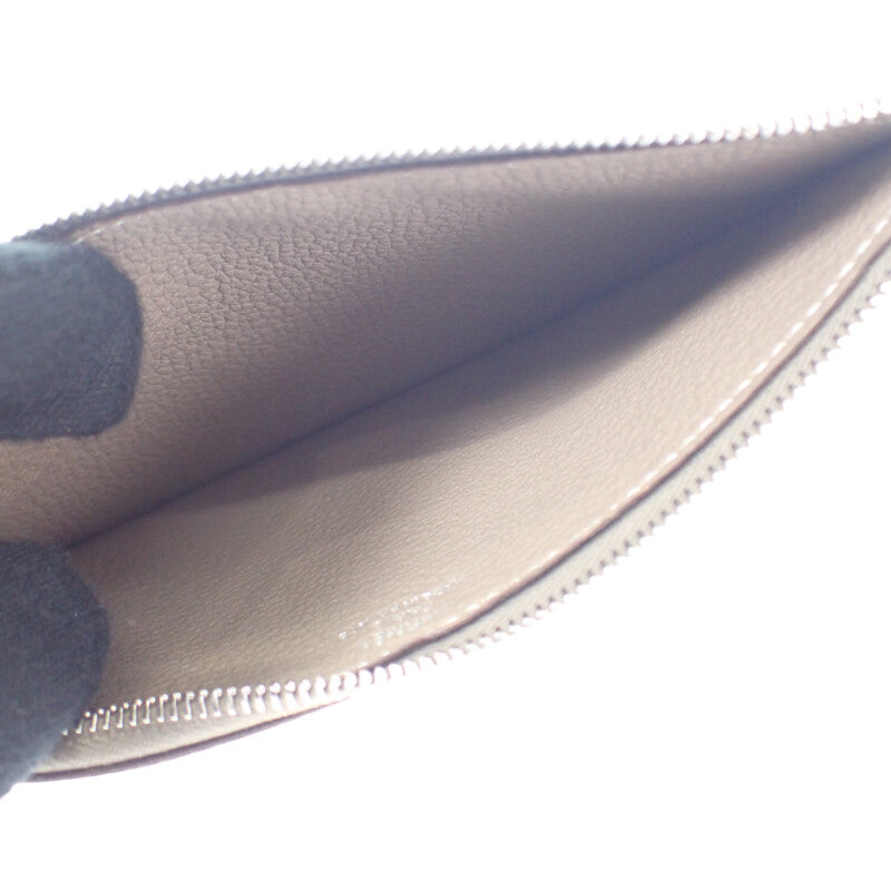 【中古】エルメス HERMES ドゴン デュオ GM H043070CK 長財布 トゴ エトゥープ ベージュ  シルバー金具 レディース【Sランク】