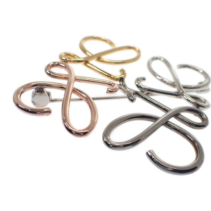 ロエベ LOEWE アナグラム J000245X10 ブローチ メタル マルチカラー レディース【中古】【ABランク】