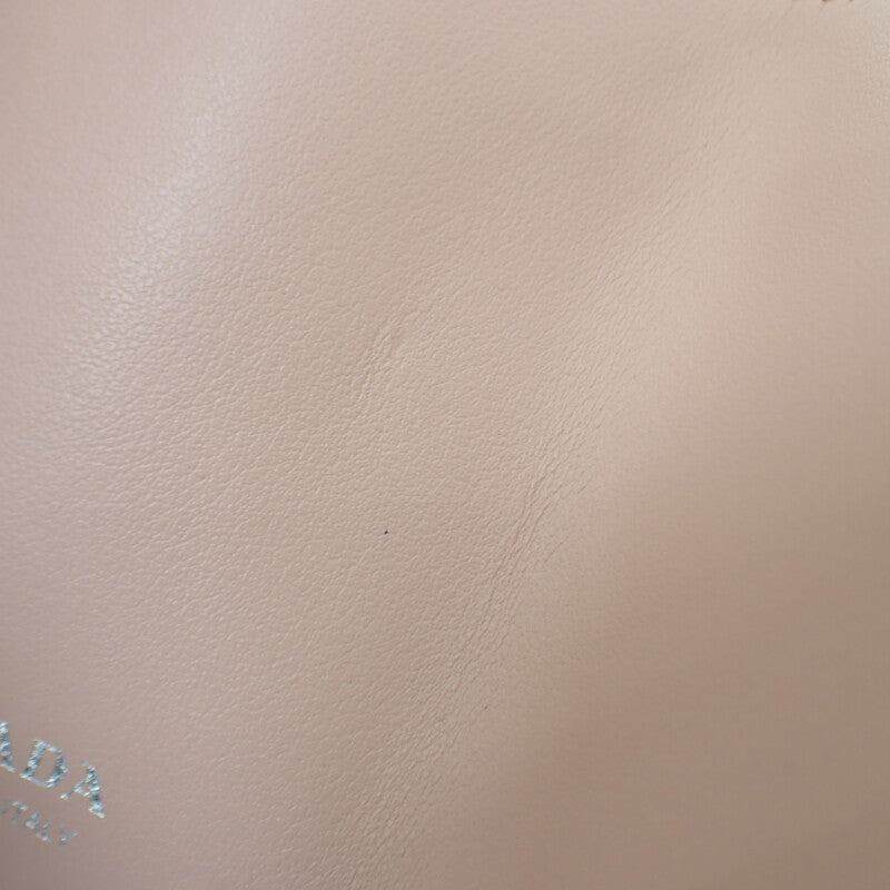 プラダ PRADA サフィアーノ コンパクトウォレット 1MH021 三つ折り財布 サフィアーノ グレー レディース【中古】【SAランク】