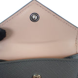 プラダ PRADA サフィアーノ コンパクトウォレット 1MH021 三つ折り財布 サフィアーノ グレー レディース【中古】【SAランク】