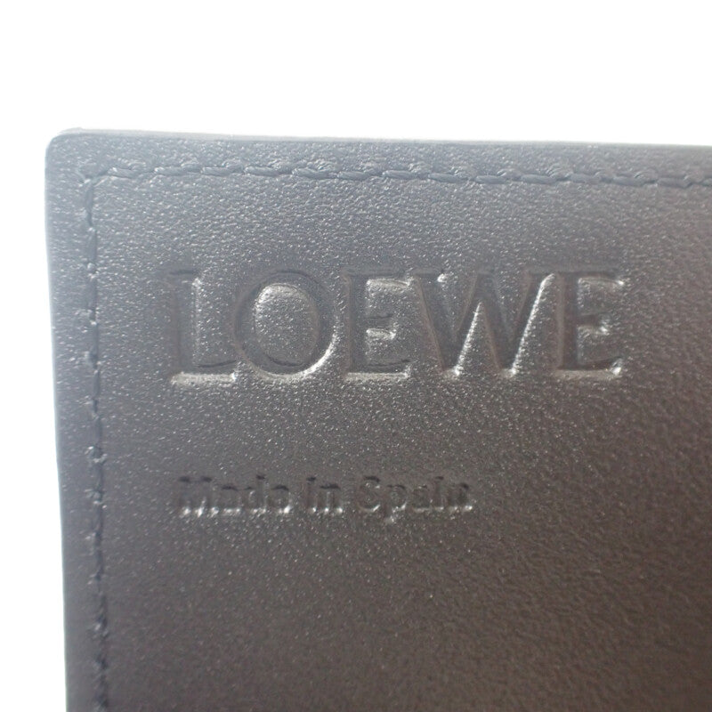 ロエベ LOEWE ビジネス C660M97X05 カードケース カーフ ブラック メンズ レディース【中古】【Aランク】