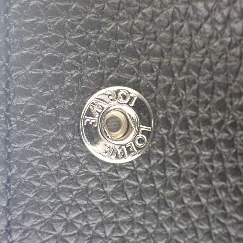 ロエベ LOEWE ビジネス C660M97X05 カードケース カーフ ブラック メンズ レディース【中古】【Aランク】