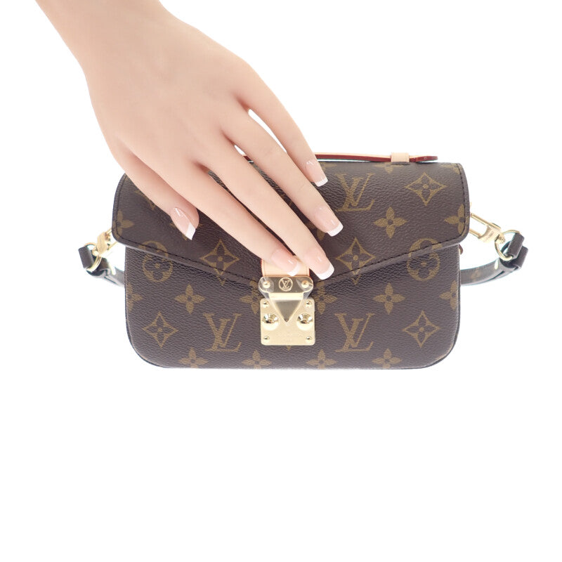 ルイヴィトン LOUIS VUITTON ポシェット・メティス EW M46279 ハンドバッグ モノグラムキャンバス ブラウン ゴールド金具 レディース メンズ【中古】【SAランク】
