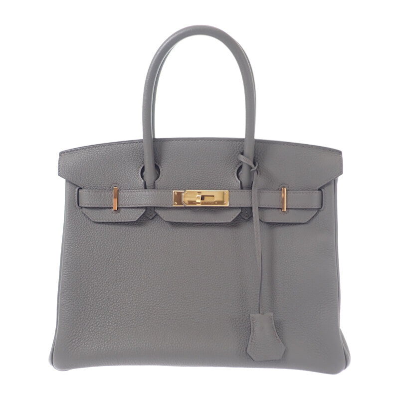 エルメス HERMES バーキン 30  ハンドバッグ トゴ エタン ゴールド金具 レディース【中古】【Aランク】
