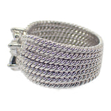 ダミアーニ Damiani ジュエリー リング K18ホワイトゴールド 12号 ダイヤモンド レディース【中古】【Aランク】