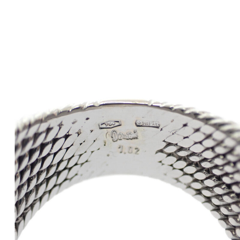 ダミアーニ Damiani ジュエリー リング K18ホワイトゴールド 12号 ダイヤモンド レディース【中古】【Aランク】