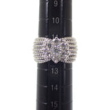ダミアーニ Damiani ジュエリー リング K18ホワイトゴールド 12号 ダイヤモンド レディース【中古】【Aランク】