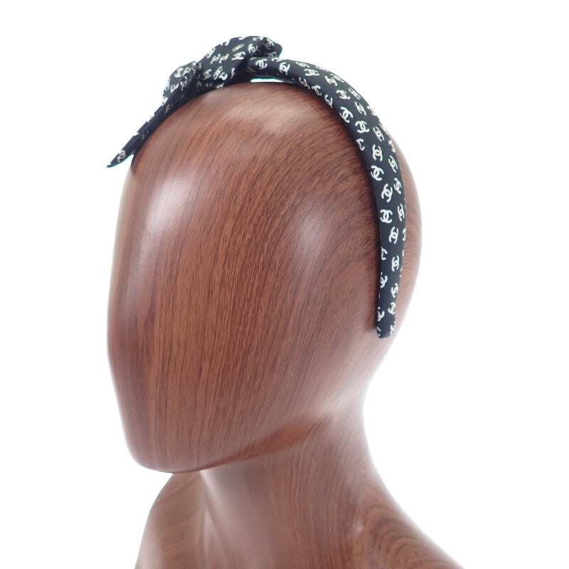 【中古】シャネル CHANEL ココマーク カチューシャ AA9409B13807 NQ575 ヘアアクセサリー シルク ブラック レディース レディース【Aランク】