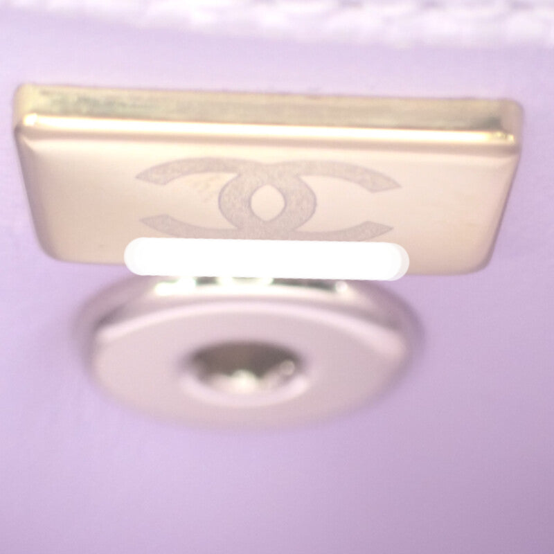 【中古】シャネル CHANEL トップハンドル フラップバッグ A92990_B05061_NU932 2WAYバッグ キャビアスキン パープル ゴールド金具 レディース【Aランク】