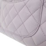 【中古】シャネル CHANEL トップハンドル フラップバッグ A92990_B05061_NU932 2WAYバッグ キャビアスキン パープル ゴールド金具 レディース【Aランク】