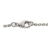 【商談中/対象者以外注文不可】ルイヴィトン LOUIS VUITTON ペンダント LV GM Q93670 ネックレス K18ホワイトゴールド ダイヤモンド メンズ レディース【中古】【Aランク】