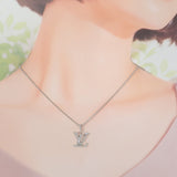 【商談中/対象者以外注文不可】ルイヴィトン LOUIS VUITTON ペンダント LV GM Q93670 ネックレス K18ホワイトゴールド ダイヤモンド メンズ レディース【中古】【Aランク】