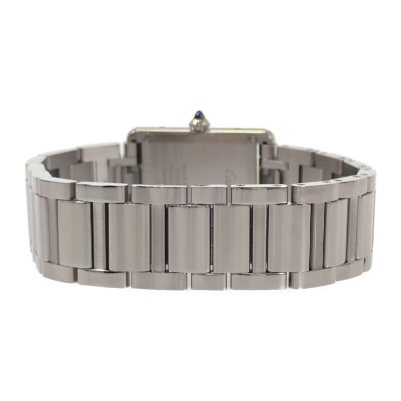 カルティエ CARTIER タンクマストLM WSTA0052 腕時計 ステンレススチール クオーツ シルバー文字盤 メンズ【中古】【Aランク】