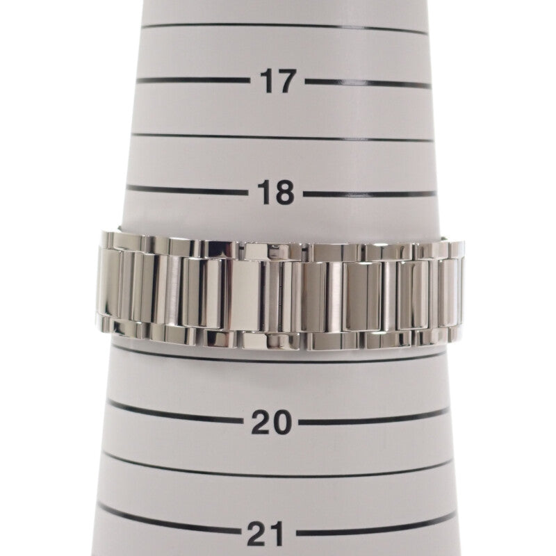 カルティエ CARTIER タンクマストLM WSTA0052 腕時計 ステンレススチール クオーツ シルバー文字盤 メンズ【中古】【Aランク】