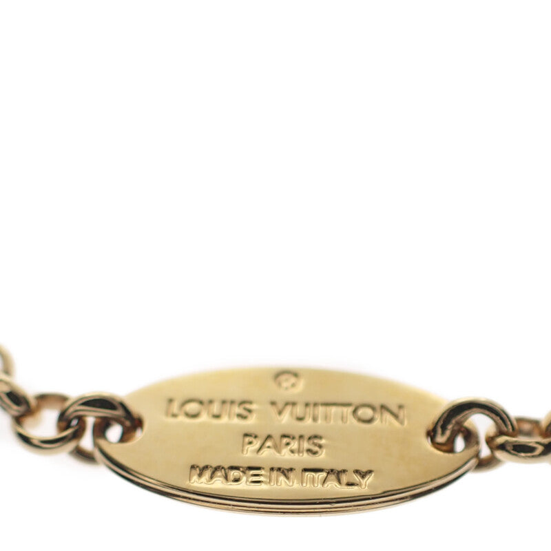 【中古】ルイヴィトン LOUIS VUITTON コリエ・ベイビールイーズ M00598 ネックレス メタル ゴールド レディース【Aランク】