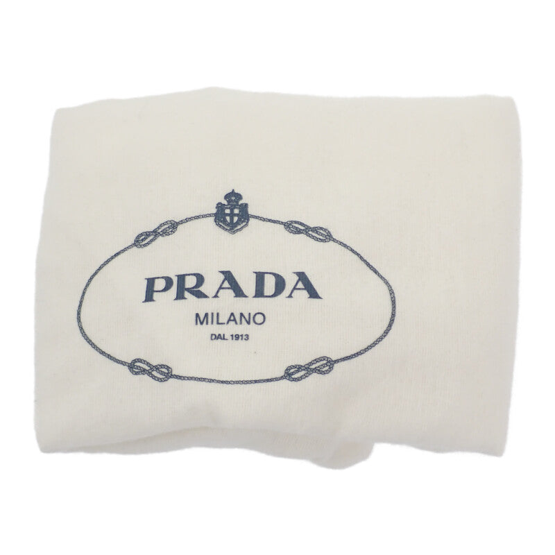 プラダ PRADA パデッドRe-Nylon 1BC151 ショルダーバッグ ナイロン ブラック シルバー金具 レディース【中古】【Aランク】