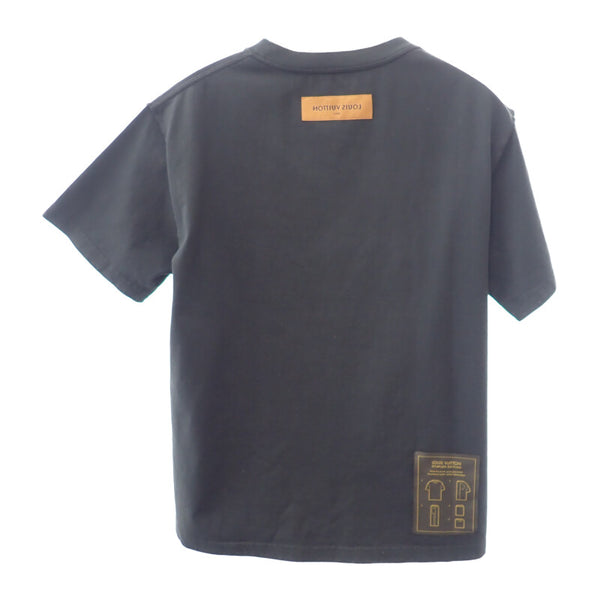 ルイヴィトン LOUIS VUITTON インサイドアウト L 1A5W6F 半袖Ｔシャツ コットン ブラック メンズ【中古】【ABランク】