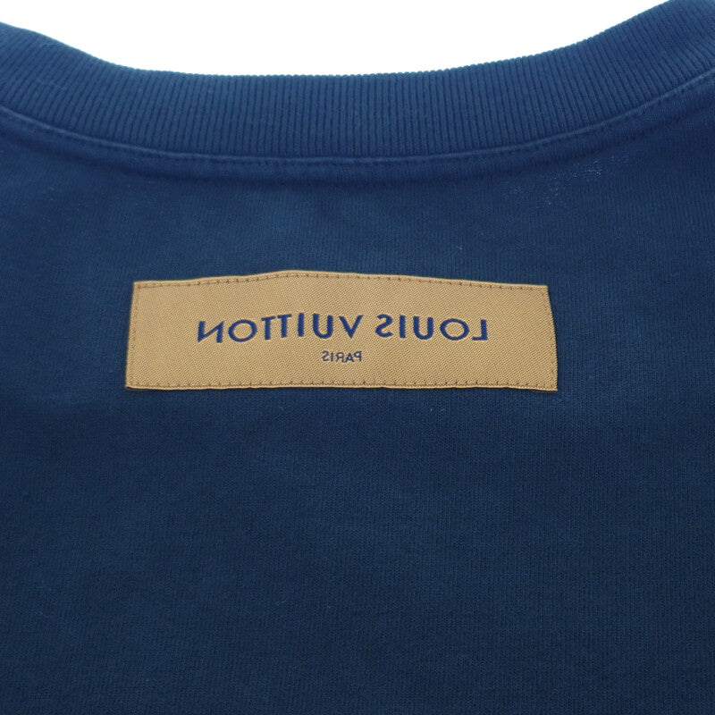 ルイヴィトン LOUIS VUITTON インサイドアウト L 1A5W6F 半袖Ｔシャツ コットン ブラック メンズ【中古】【ABランク】