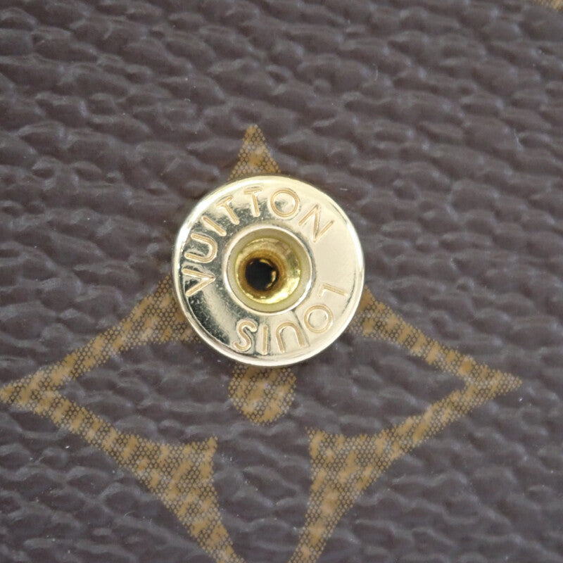 ルイヴィトン LOUIS VUITTON ミュルティクレ 6 M62630 キーケース モノグラムキャンバス ブラウン メンズ レディース【中古】【Aランク】