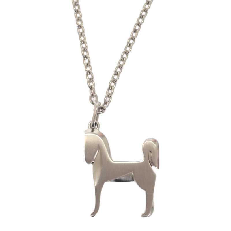 エルメス HERMES パナッシュ 馬  H077298FB00 ネックレス メタル メンズ レディース【中古】【ABランク】