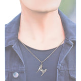 エルメス HERMES パナッシュ 馬  H077298FB00 ネックレス メタル メンズ レディース【中古】【ABランク】