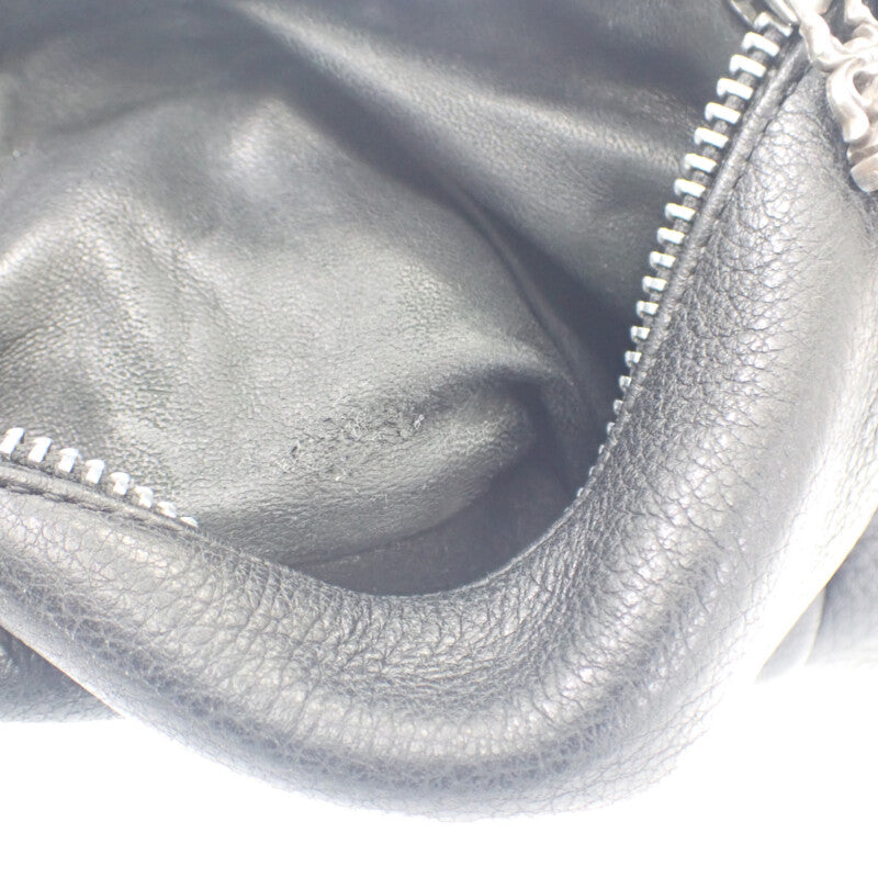 【中古】クロムハーツ CHROME HEARTS スナットパック 2232-304-7200-0900 ボディバッグ レザー ブラック メンズ【Bランク】