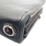 【中古】クロムハーツ CHROME HEARTS シングルフォールドウォレット 2246-304-0041-0900 札入れ レザー ブラック メンズ【ABランク】