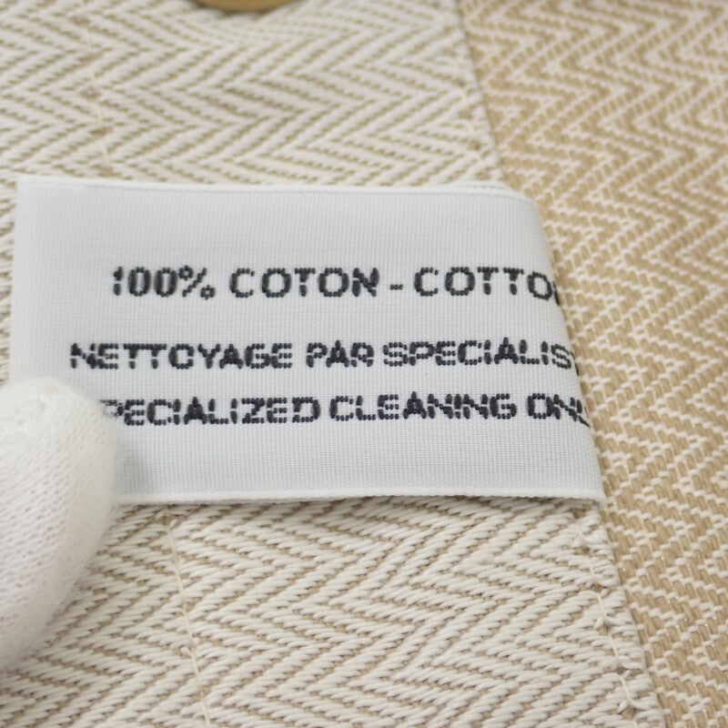 エルメス HERMES アリーヌPM ショルダーバッグ レザー トワルシェブロン アイボリー ブルー メンズ レディース【中古】【Aランク】