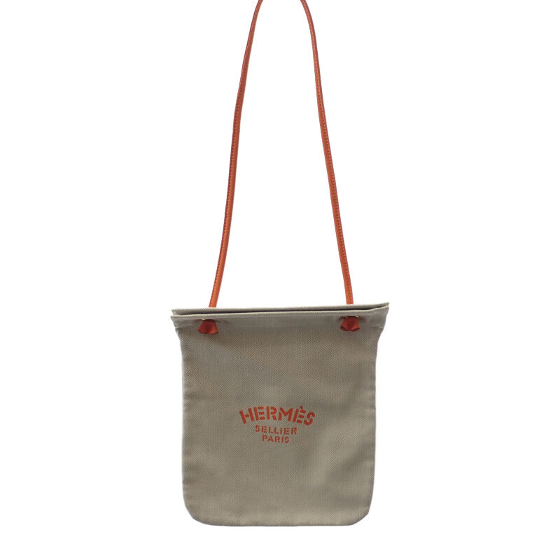 エルメス HERMES アリーヌPM ショルダーバッグ レザー トワル