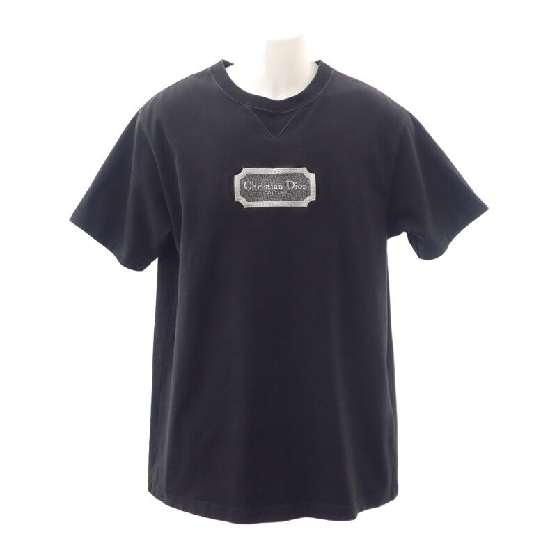 【中古】クリスチャンディオール Christian Dior Couture 343J696C0554 半袖Tシャツ コットン ブラック M メンズ【ABランク】