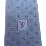 ルイヴィトン LOUIS VUITTON ネオモノグラミッシム M75988 ネクタイ シルク ネイビー メンズ【中古】【SAランク】