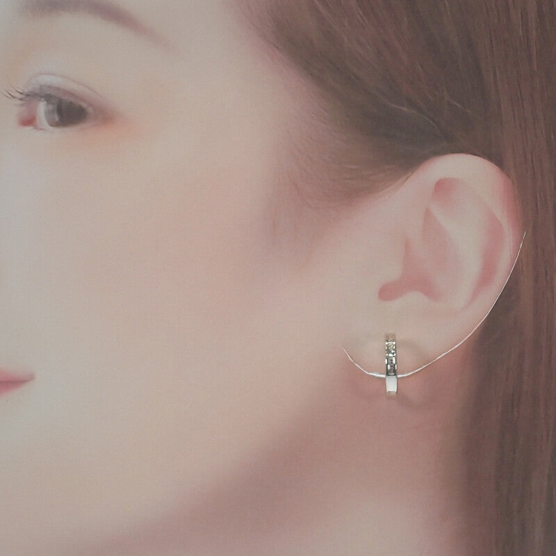 ティファニー TIFFANY&Co. 1837 フープ 60013224 ピアス シルバー925 レディース【中古】【Aランク】